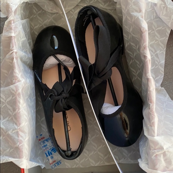 Capezio Toddler Tap Shoes JR Tyette N625C PAT 9W - Picture 4 of 4